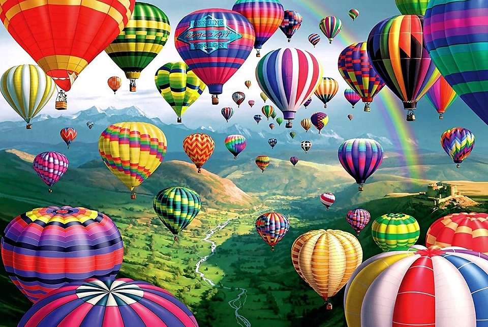 Мир воздушных шаров. пазл онлайн