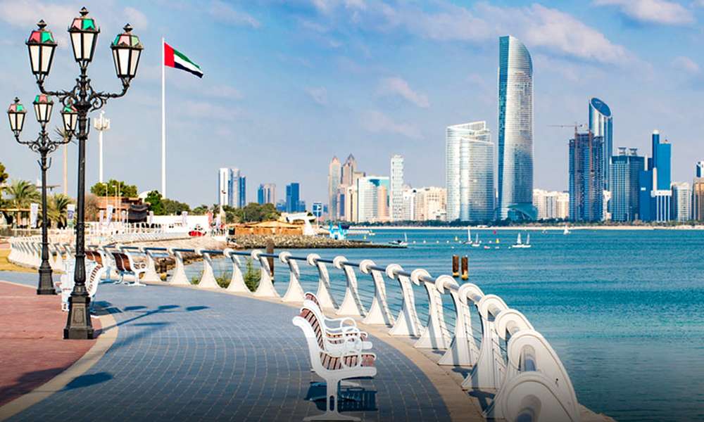 Абу-Даби - столица Объединенных Арабских Эмиратов онлайн-пазл