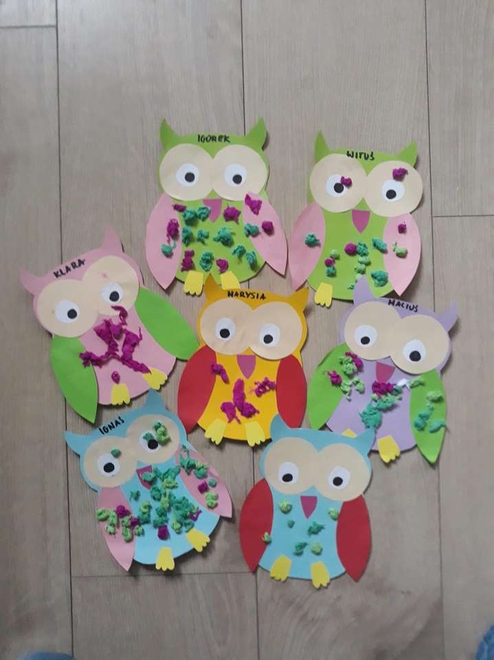 preschool owls jigsaw puzzle online
