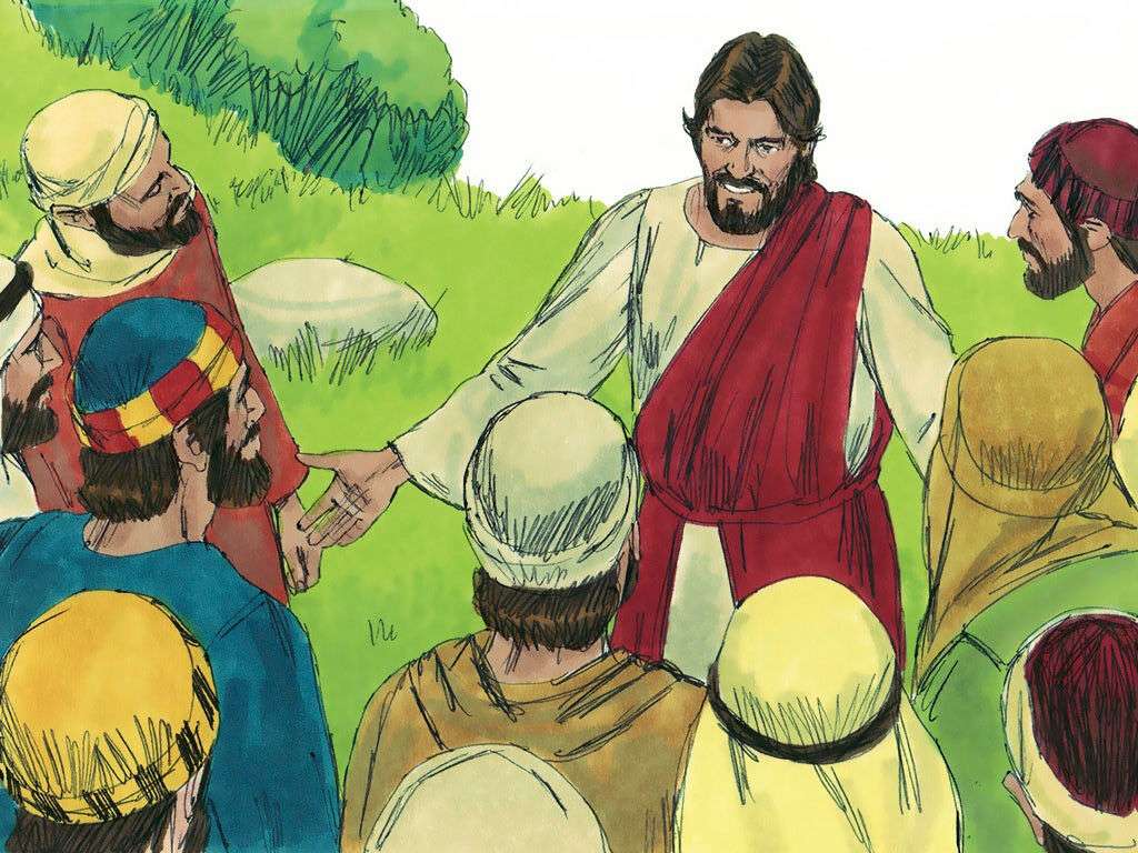 Jesus e seus discípulos puzzle online