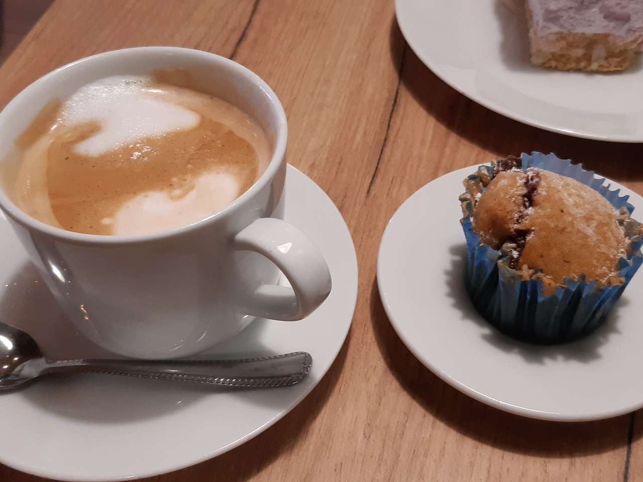 kaffe och cupcake Pussel online
