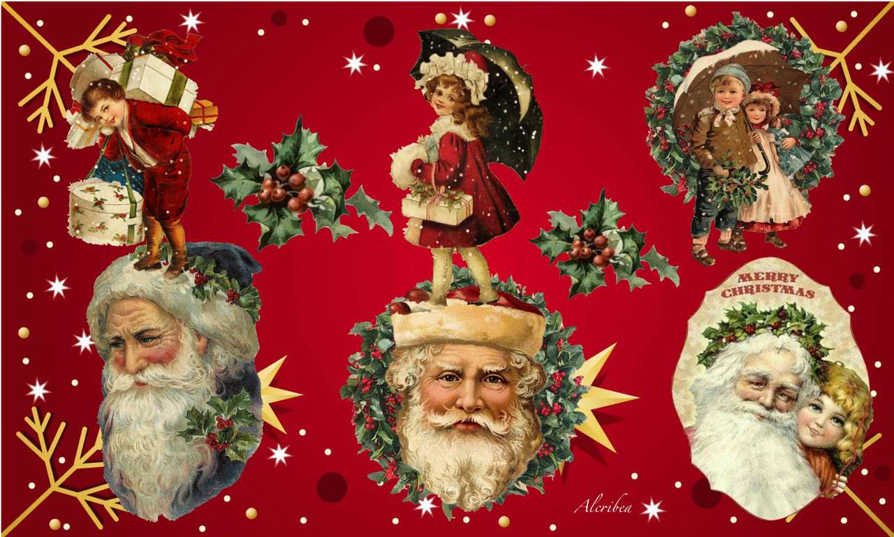 Natal vintage quebra-cabeças online