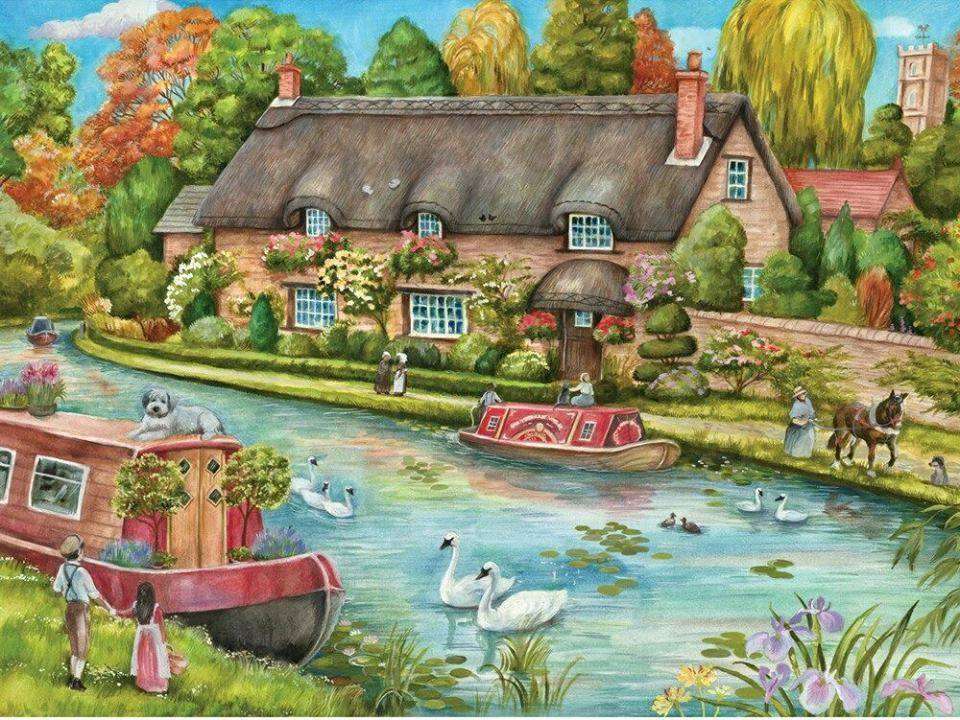 Un ex villaggio inglese. puzzle online
