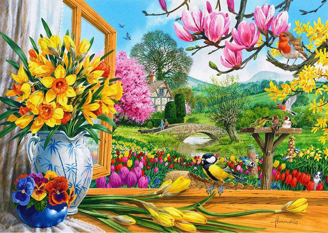 Цветущая весна. онлайн-пазл