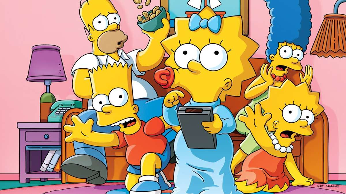 os Simpsons puzzle online