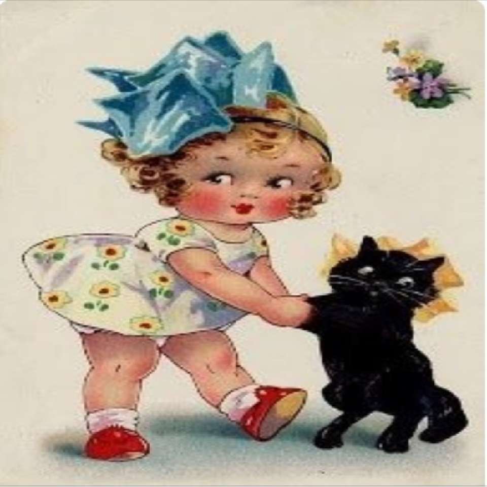 já a můj malý černý kocourek Pussel online