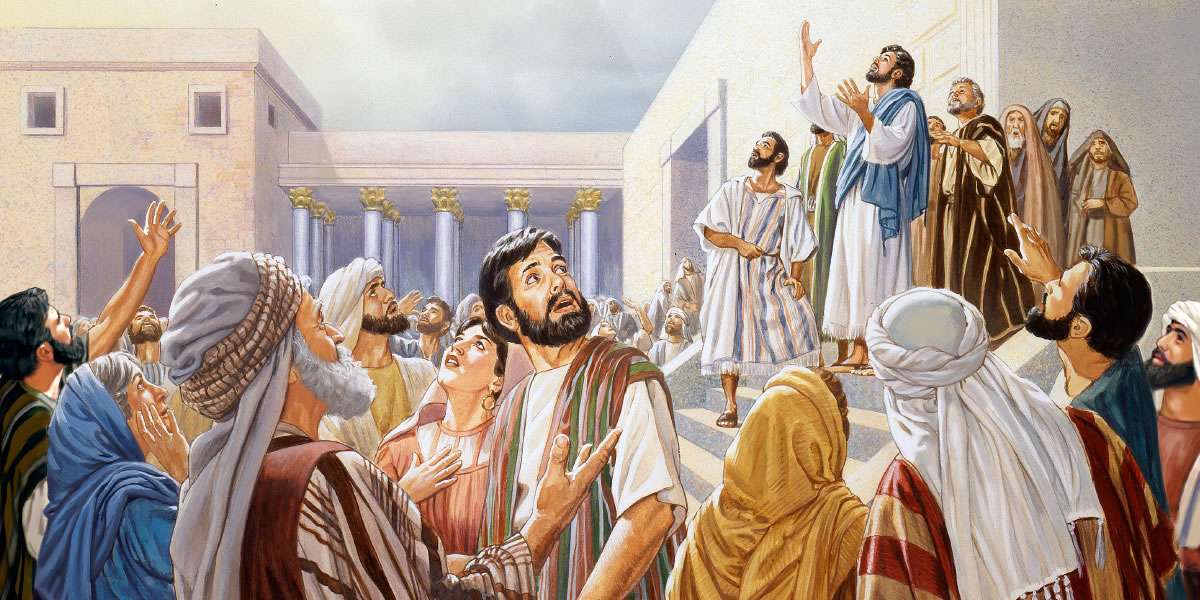Jesus parle à son Père Online-Puzzle