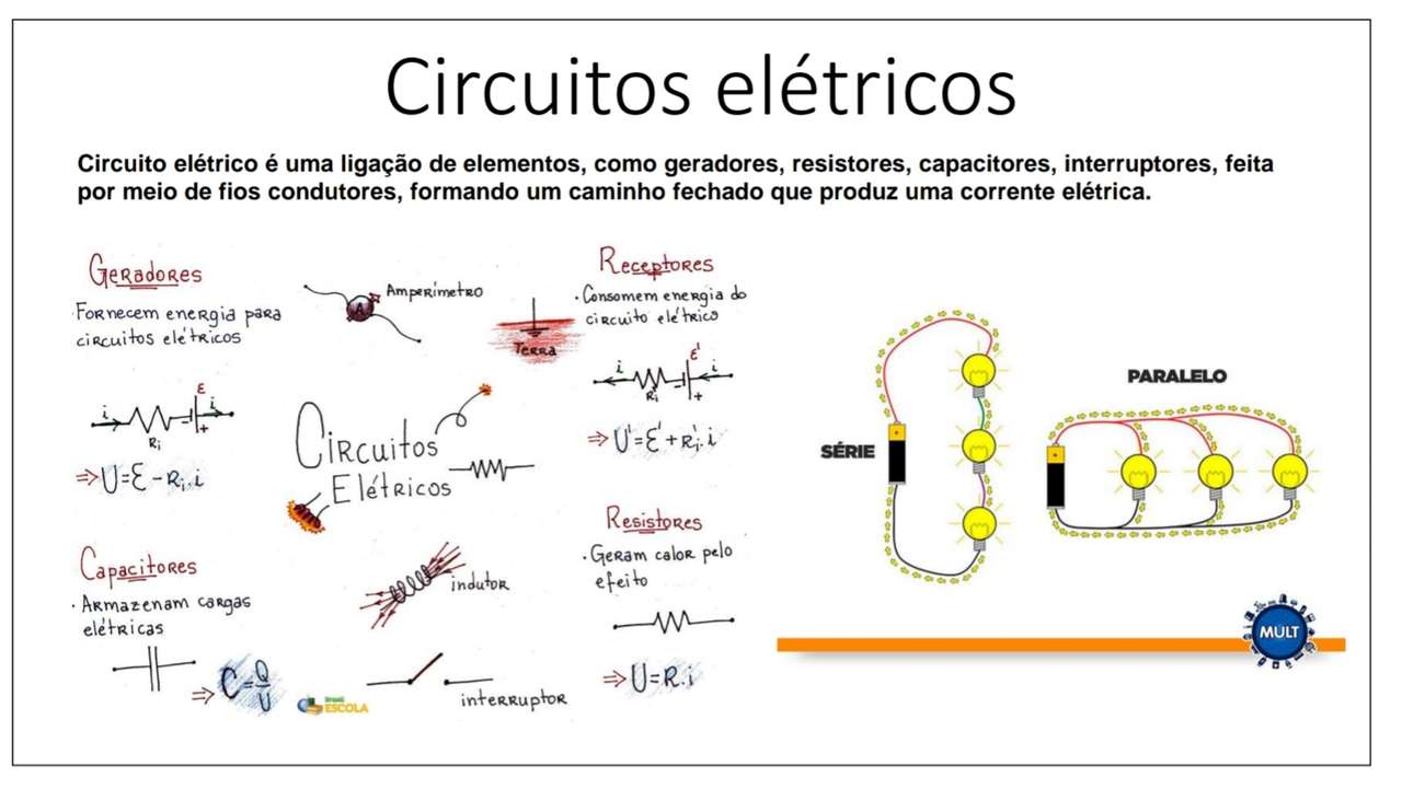 CIRCUITO ELECTRICO rompecabezas en línea