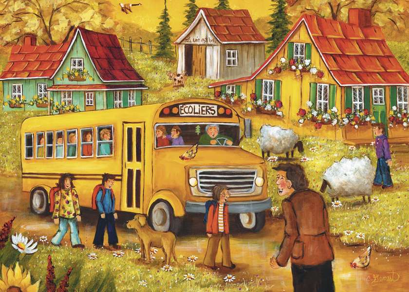 School bus jigsaw puzzle online