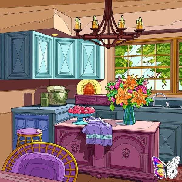 Kuchyně domu #38 online puzzle