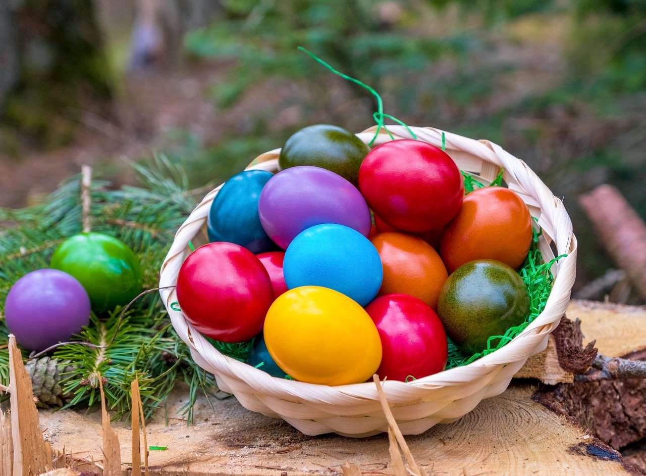 Великденски яйца онлайн пъзел