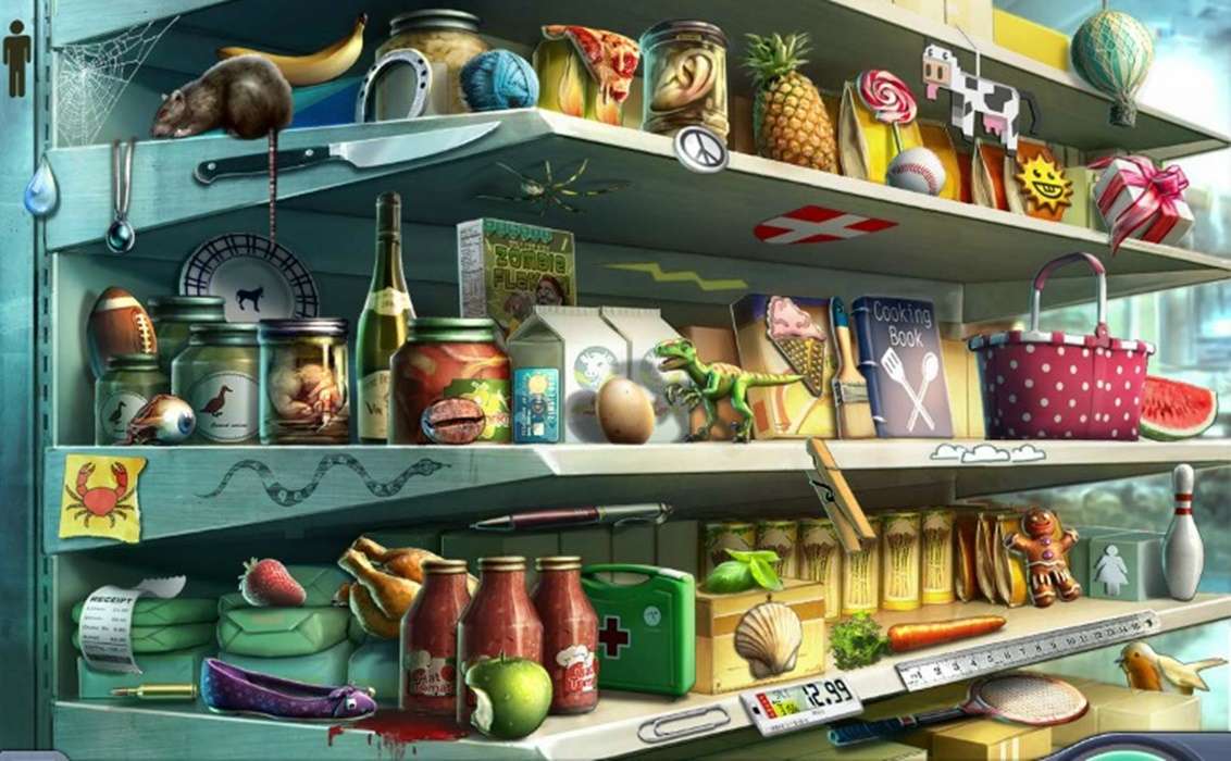 スーパーマーケットの棚 ジグソーパズルオンライン