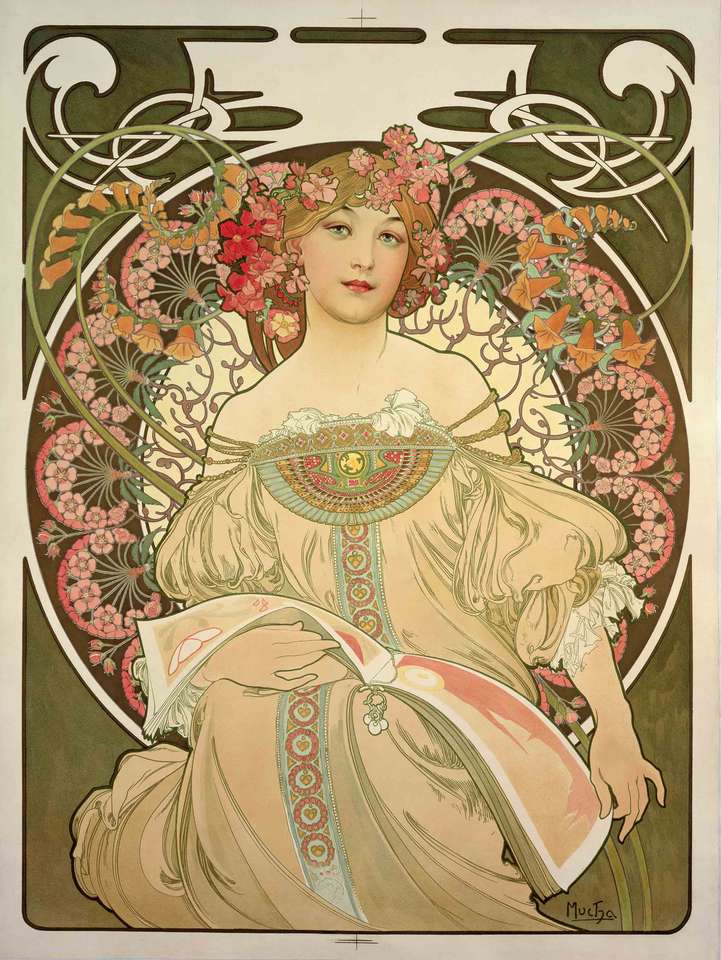 Alfons Mucha jigsaw puzzle online