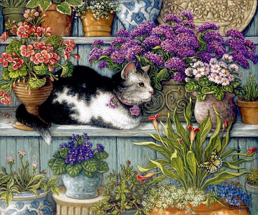 gattino in vaso puzzle online