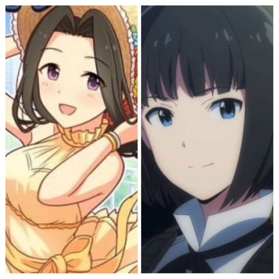Seika suzumiya и Rei kagura онлайн пъзел