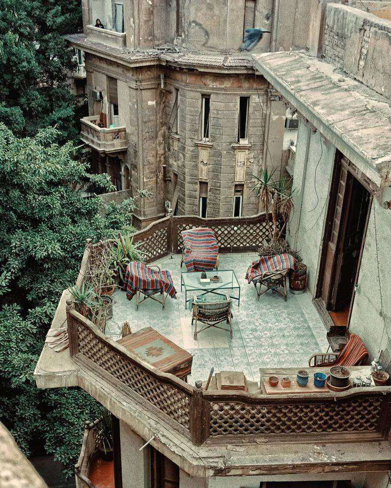 Terrasse in Kairo Puzzlespiel online