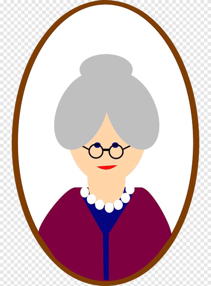 Πορτρέτο της γιαγιάς στον τοίχο online παζλ