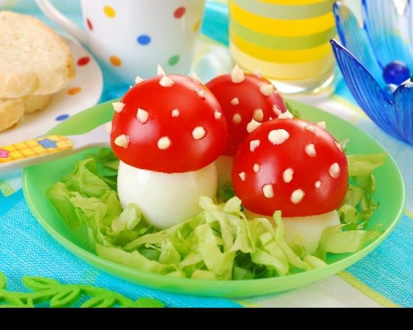 Cogumelos de ovo quebra-cabeças online