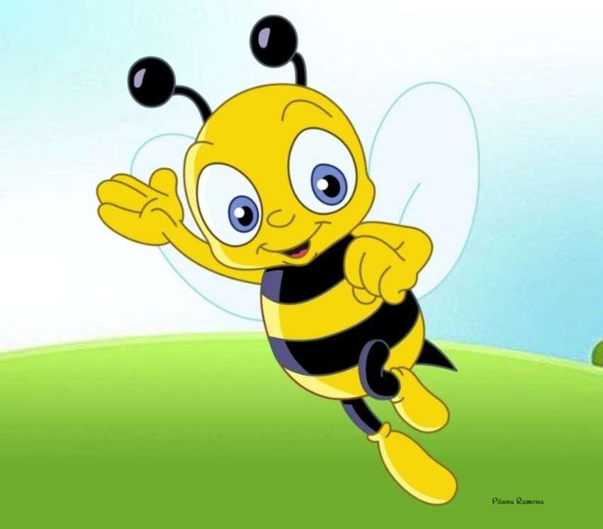 Головоломка з бджолами пазл онлайн