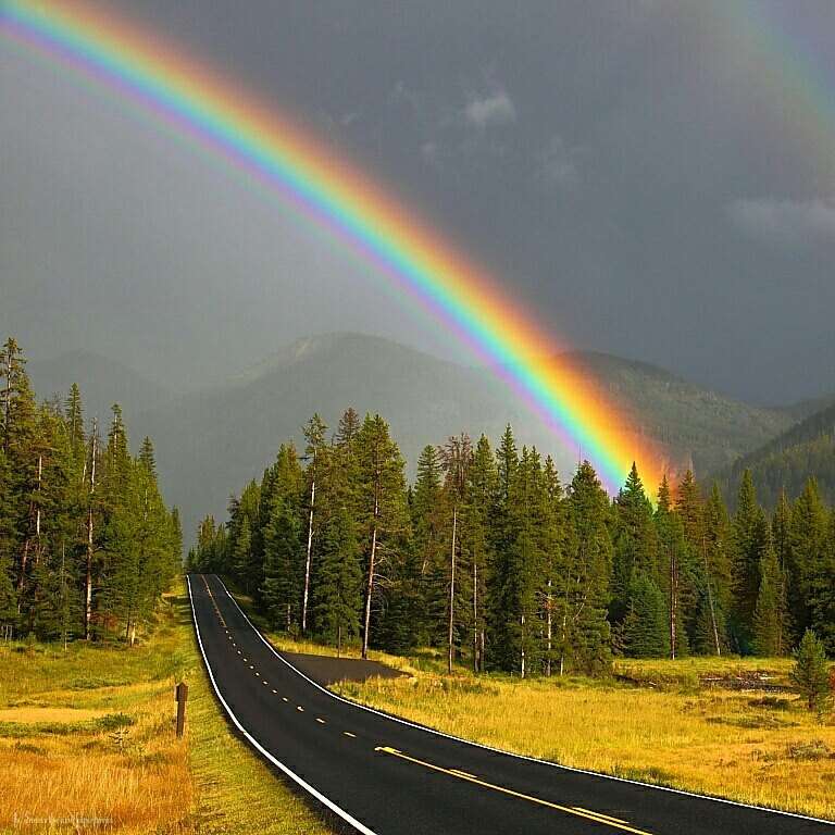 schöner Regenbogen Online-Puzzle
