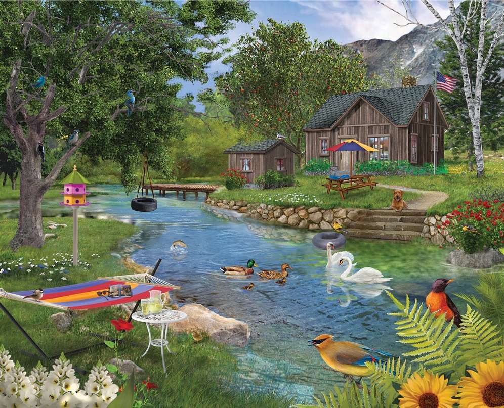 Holidays in the mountains. jigsaw puzzle online