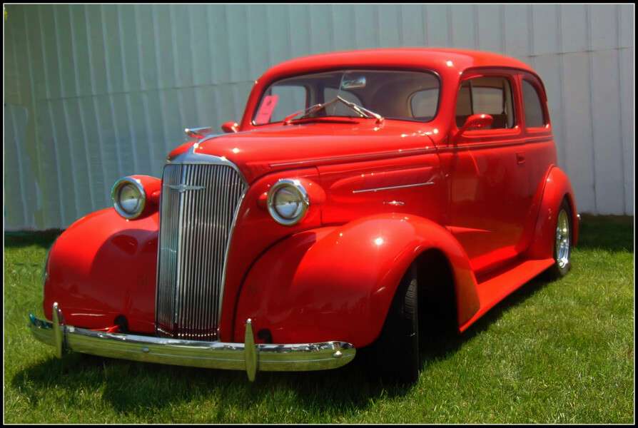 Carro sedã clássico Chevy 1937 quebra-cabeças online