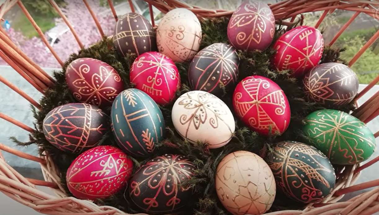 Velikonoční himes vejce online puzzle