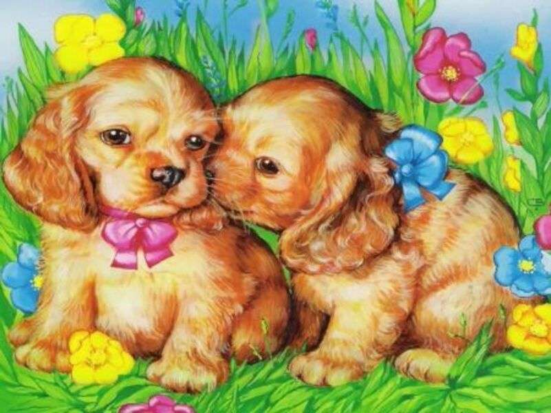 Schattige Puppies Puppies #95 legpuzzel online