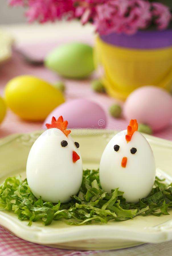 Eieren - kippen online puzzel