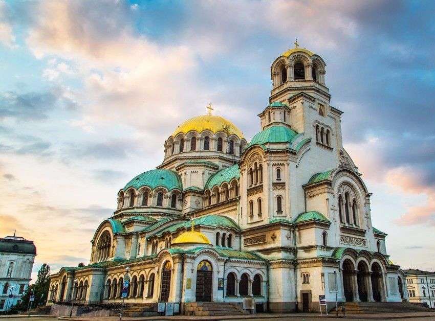 Καθεδρικός ναός του Αγίου Αλεξάνδρου Νέφσκι στη Σόφια online παζλ