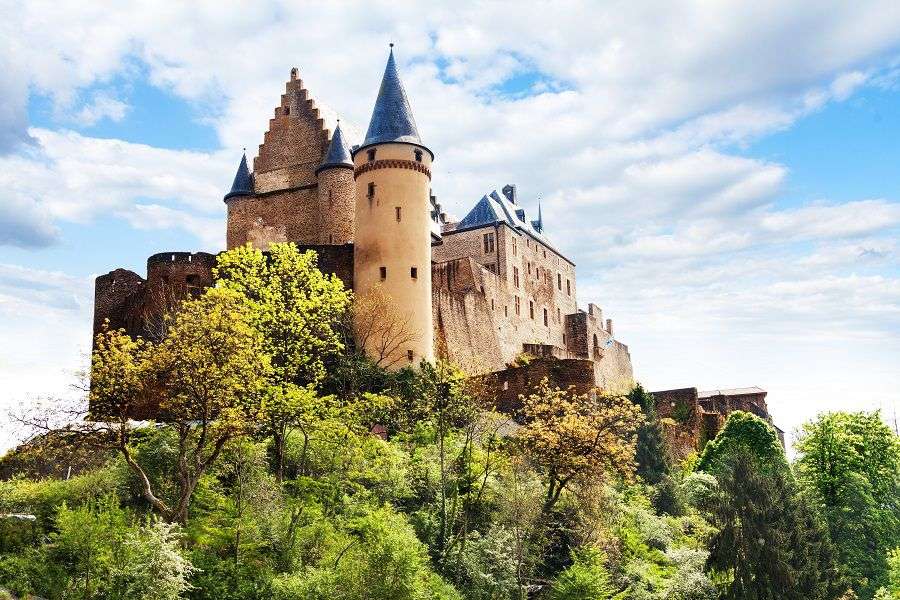 Schloss in Luxemburg Online-Puzzle