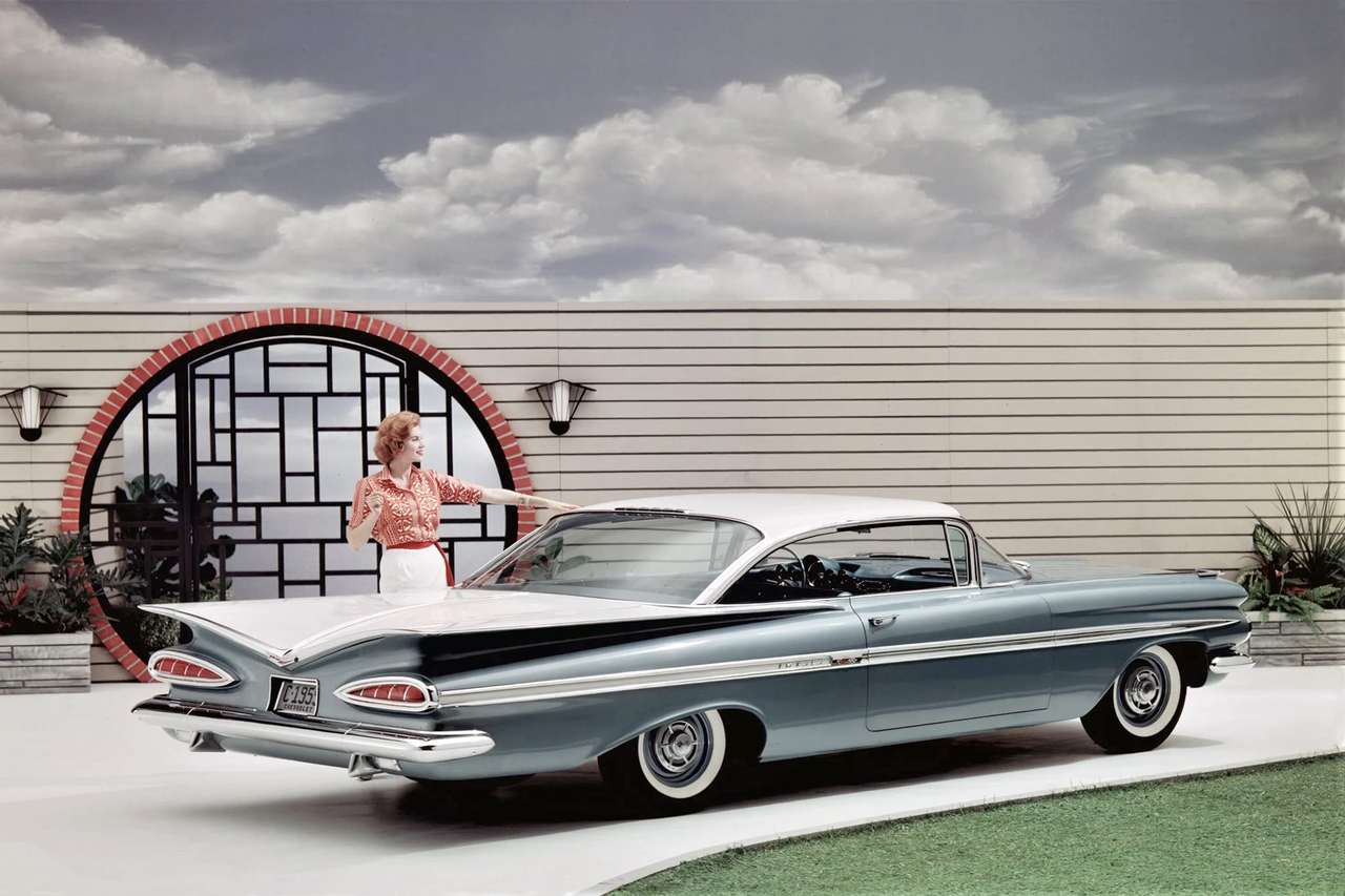 Cupé deportivo Chevrolet Impala de 1959. rompecabezas en línea