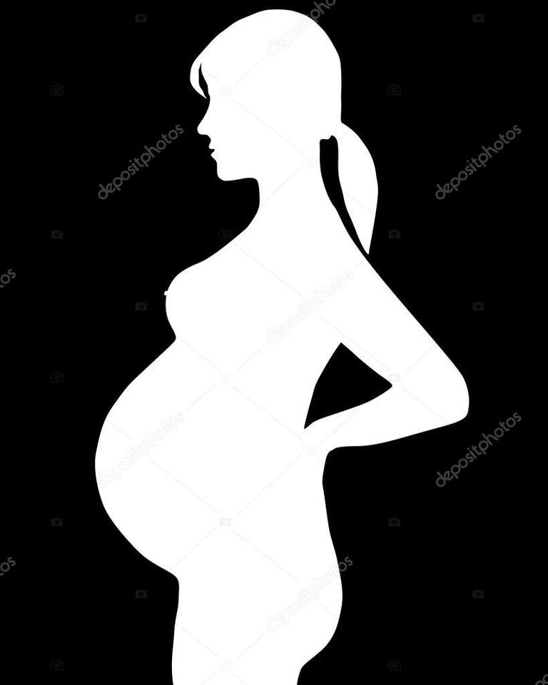 maman embarazada día de las madres puzzle en ligne