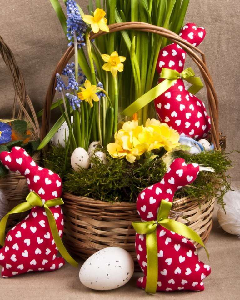 Húsvéti díszek kirakós online