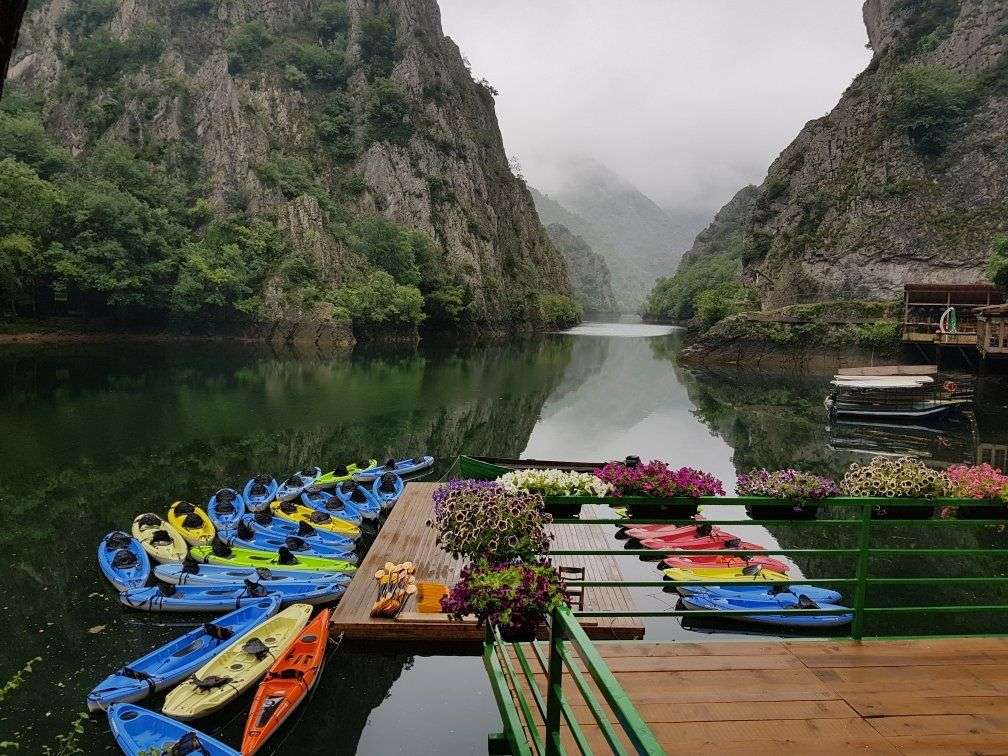Matka Canyon in Mazedonien Online-Puzzle