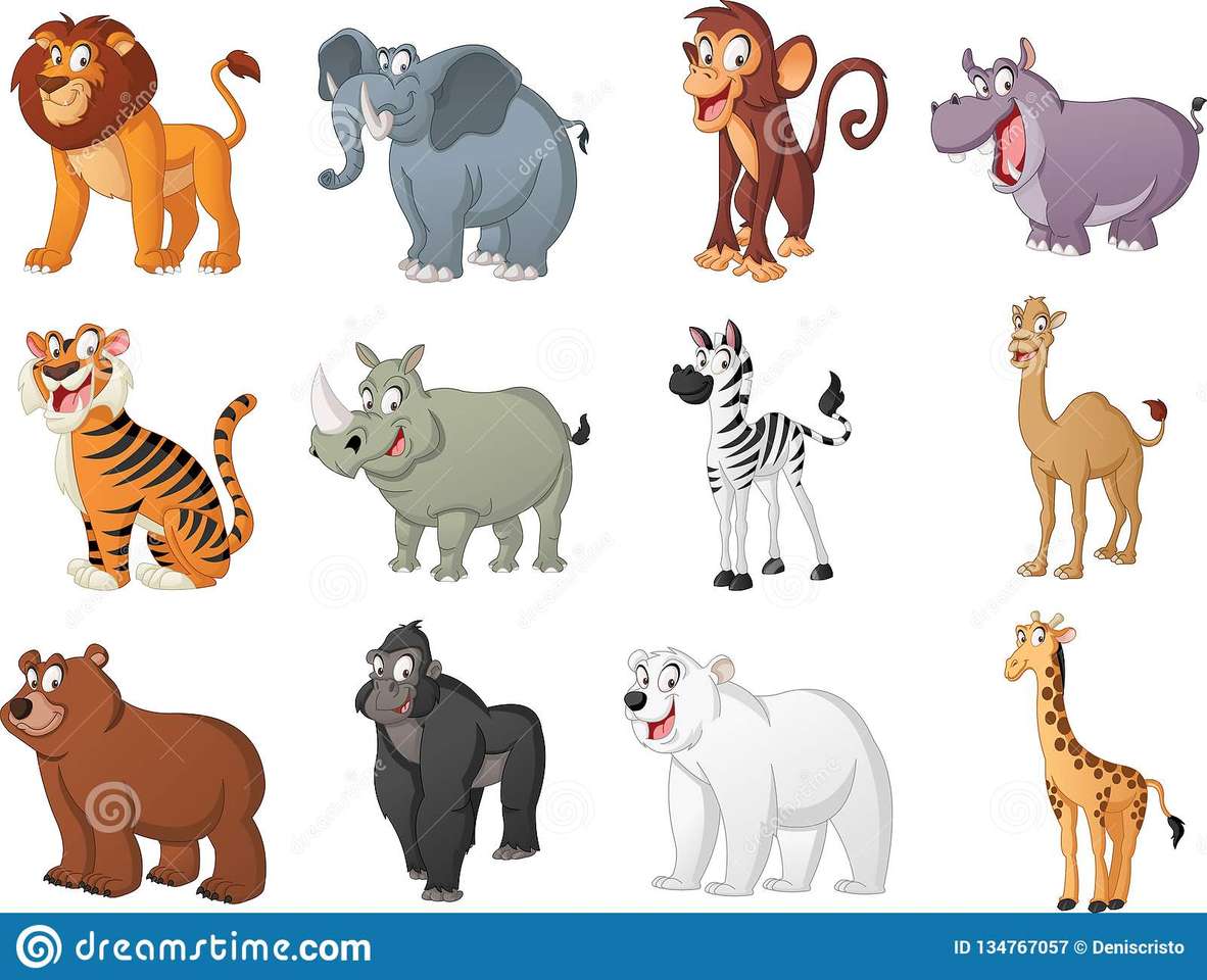 Animals online puzzle