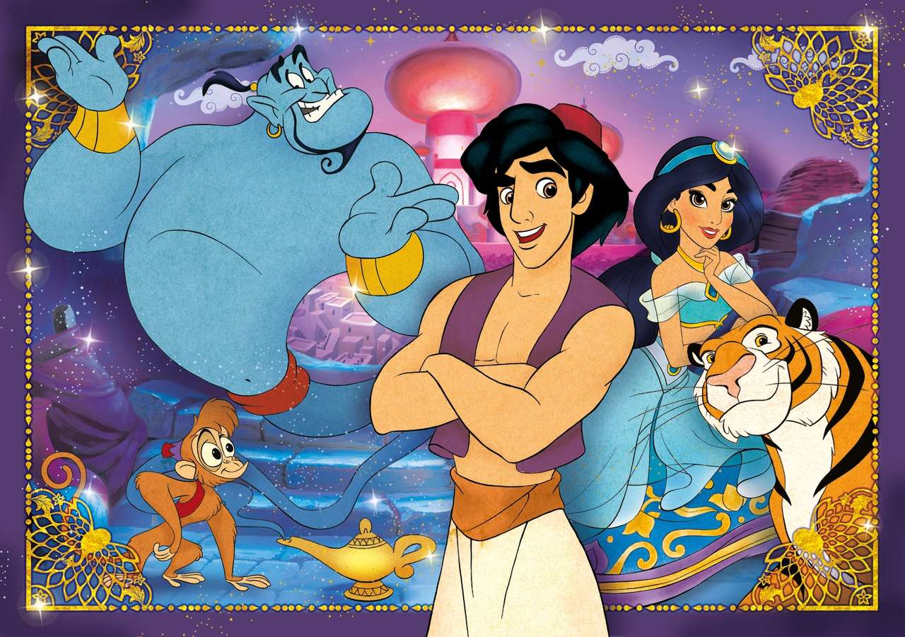 Aladdin. Puzzlespiel online