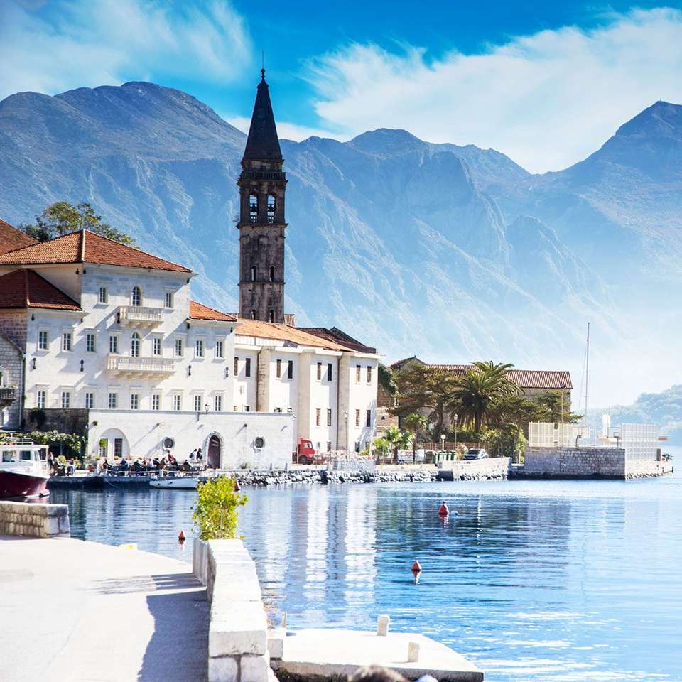 Montenegro e a costa do Mar Adriático puzzle online