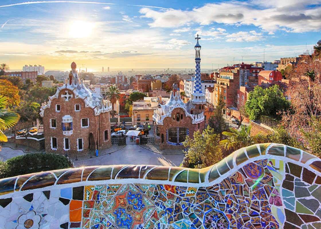Βαρκελώνη - η παραμυθένια πόλη του Γκαουντί παζλ online