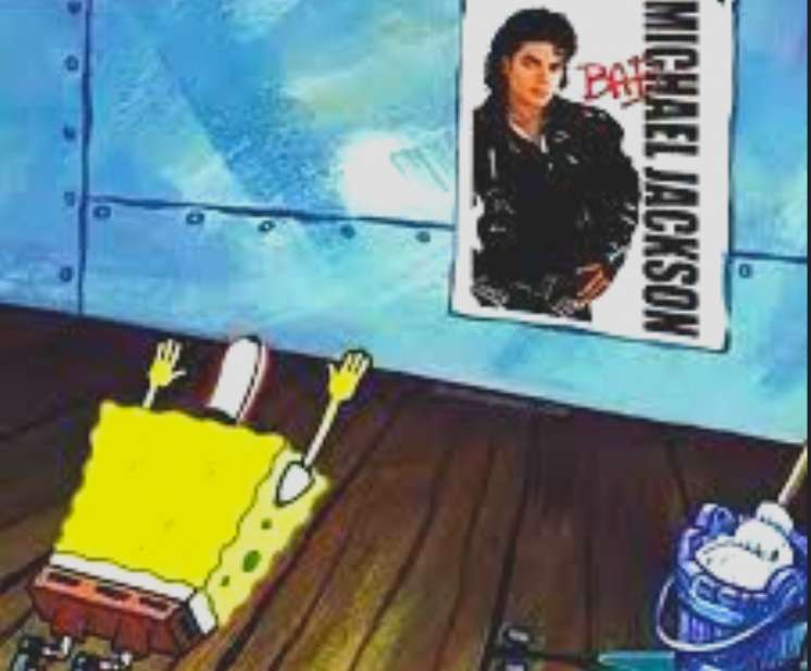 SpongeBob Michael Jackson Online-Puzzle