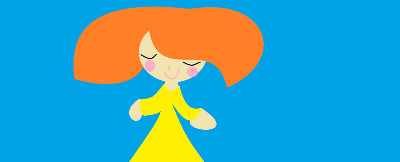 Garota de cabelo laranja quebra-cabeças online