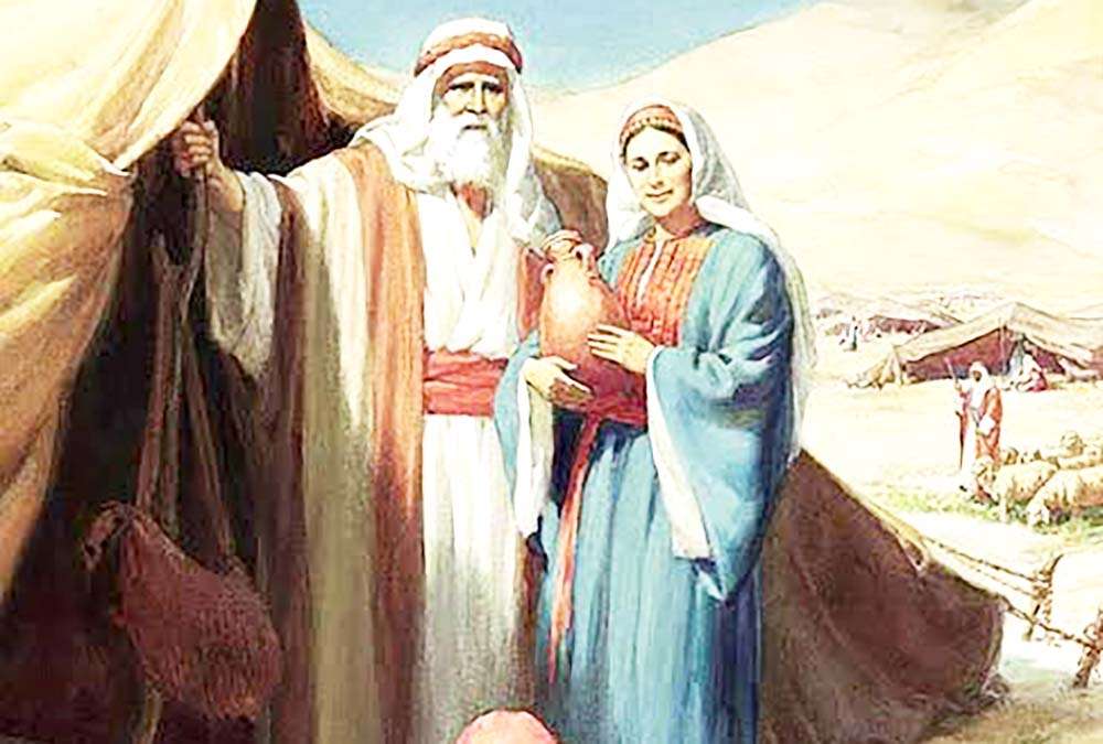 Авраам і Сара онлайн пазл
