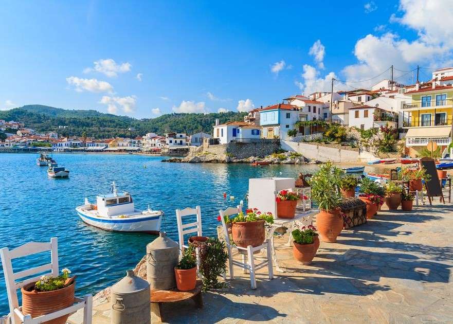 Insel Samos Online-Puzzle