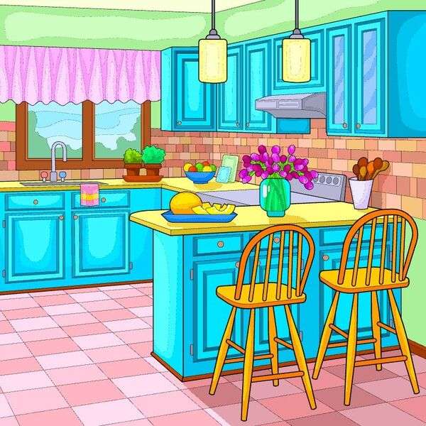 Kuchyně domu #47 online puzzle