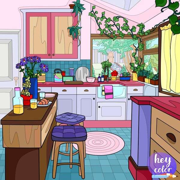 Keuken van een huis #48 legpuzzel online