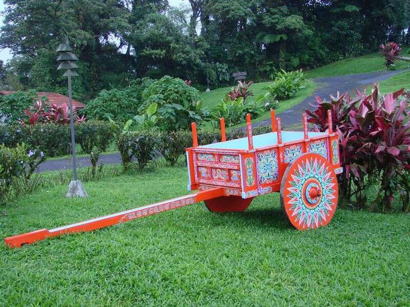 Chariot typique de mon pays le Costa Rica puzzle en ligne