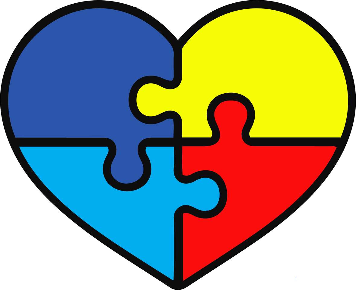 Den povědomí o autismu online puzzle