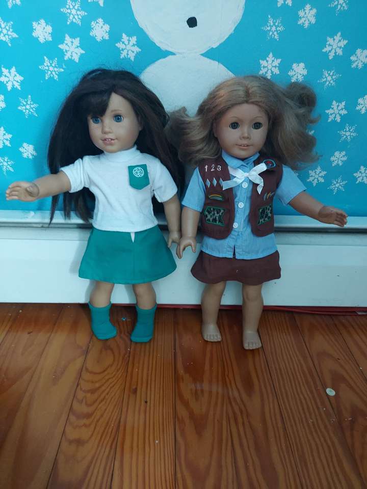 Две американски кукли за момичета онлайн пъзел