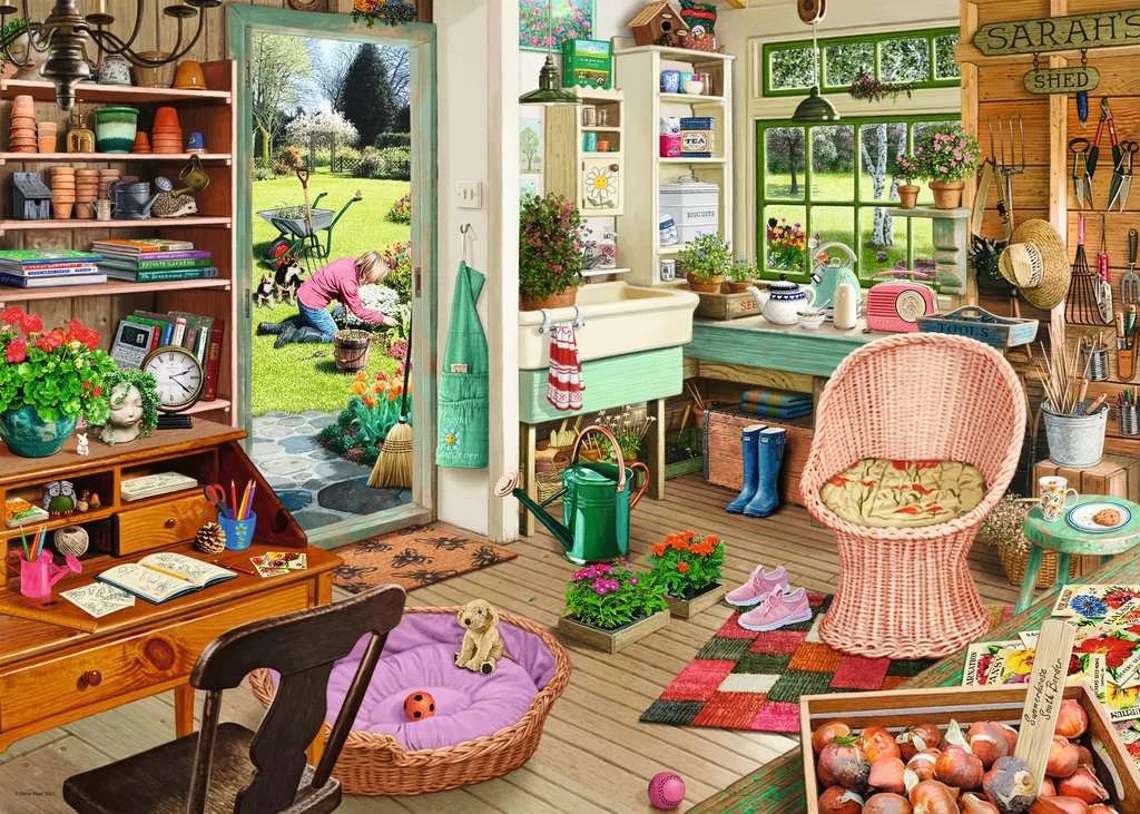THE GARDEN SHED online puzzle