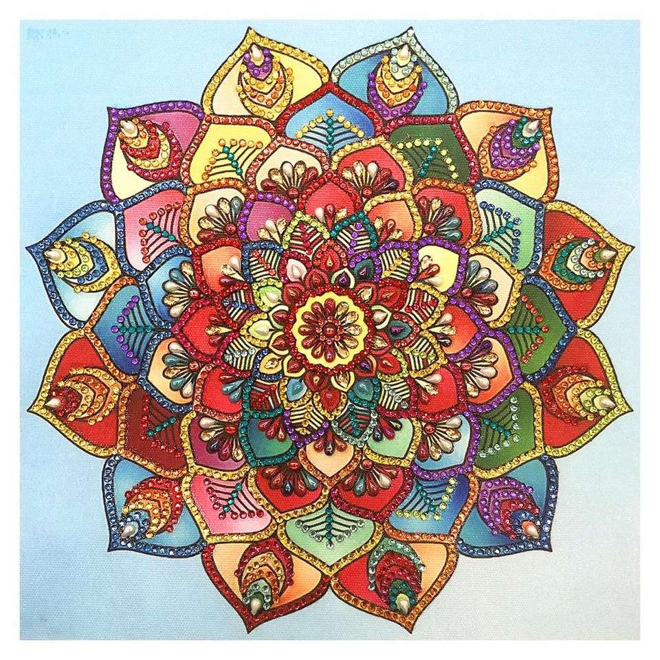 Fleur de Mandala puzzle en ligne